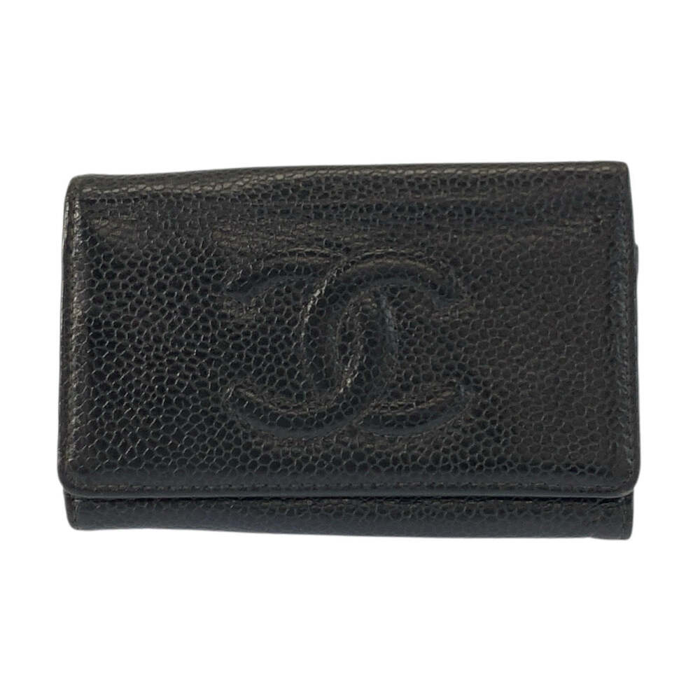 Chanel Leather Coco Mark Key Case #357931C86B
